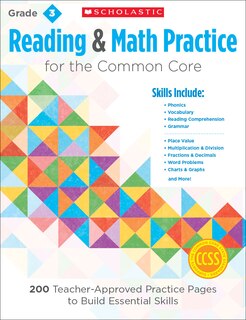 Front cover_Reading and Math Practice: Grade 3