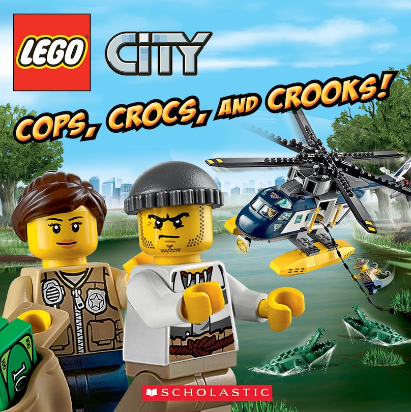 Front cover_Cops, Crocs, and Crooks! (LEGO City)