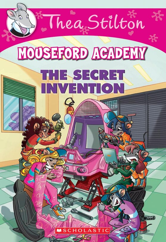 Front cover_The Secret Invention (Thea Stilton Mouseford Academy #5)