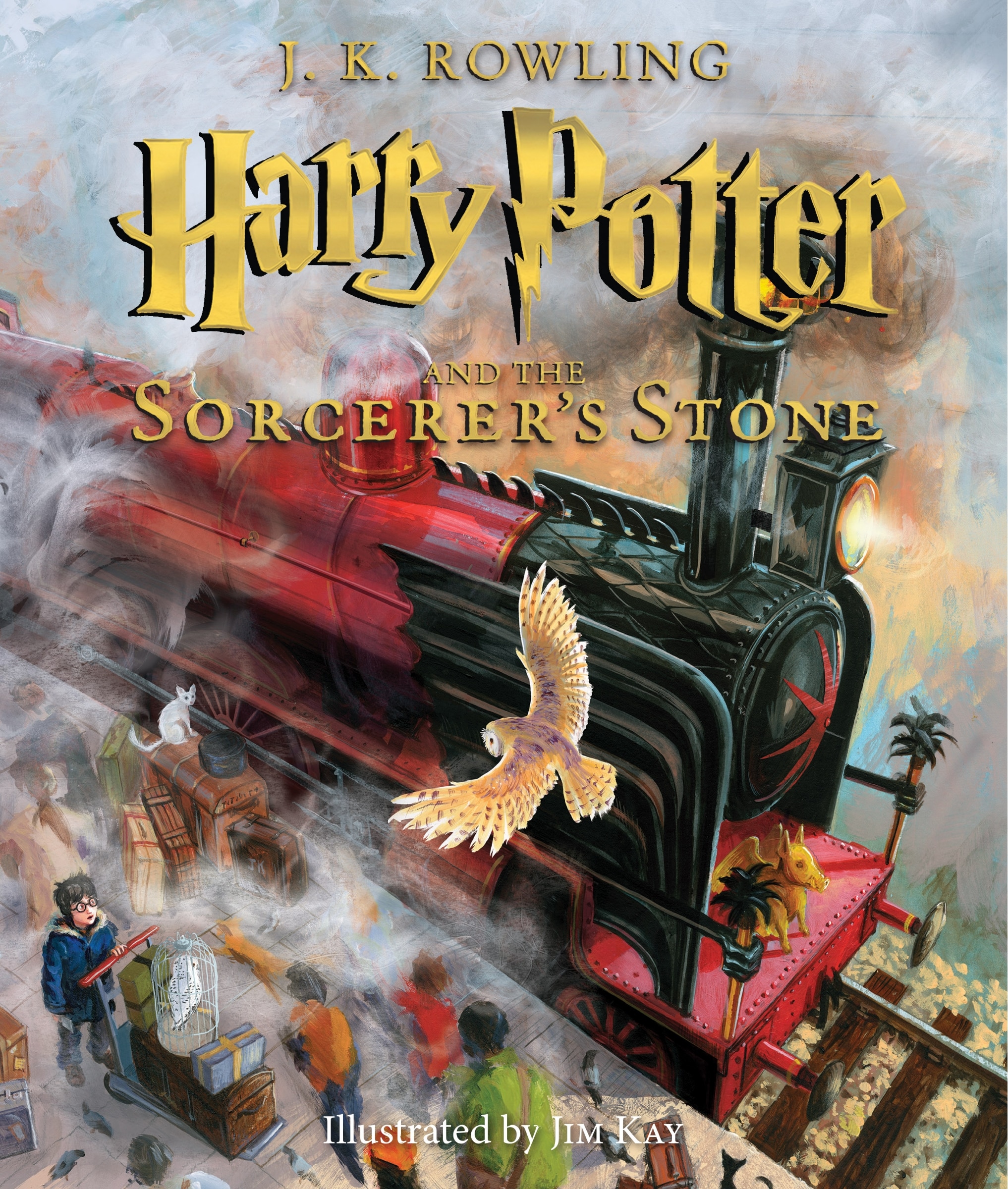 Harry Potter And The Sorcerer s Stone The Illustrated Edition harry Potter Book 1 Volume 1 Book By J K Rowling tc Indigo