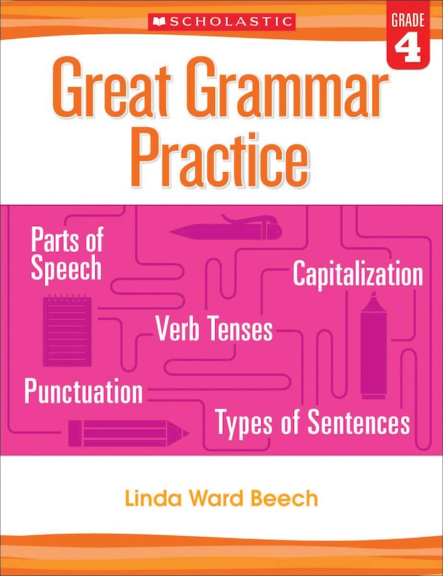 Front cover_Great Grammar Practice: Grade 4