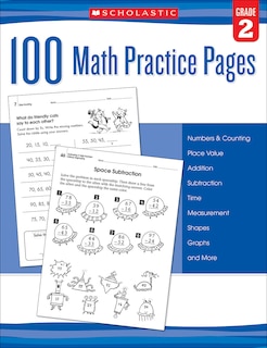 Front cover_100 Math Practice Pages: Grade 2