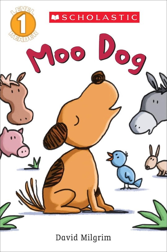 Front cover_Moo Dog (Scholastic Reader, Level 1)