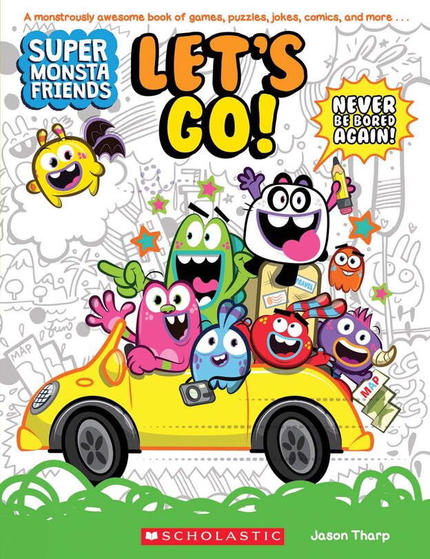 Front cover_Let's Go! (super Monsta Friends, Book 1)