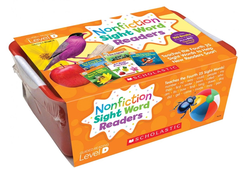Front cover_Nonfiction Sight Word Readers Classroom Tub Level D