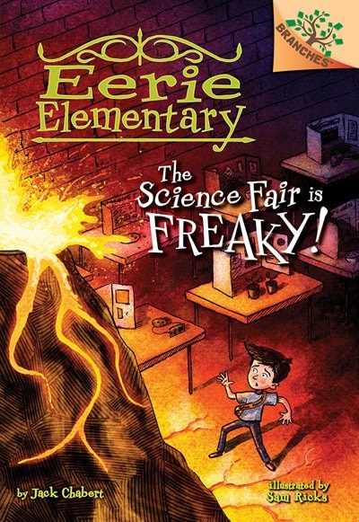 Front cover_The Eerie Elementary #4: Science Fair is Freaky! (Library Edition)