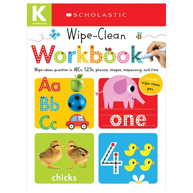 Front cover_Kindergarten Wipe-clean Workbook: Scholastic Early Learners (wipe-clean Workbook)