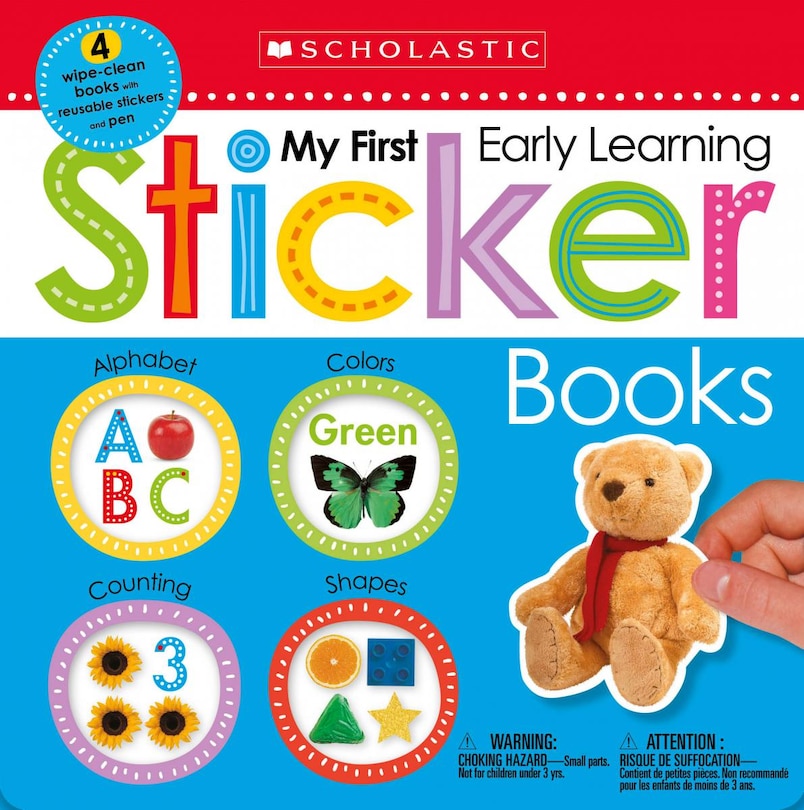 Front cover_My First Early Learning Sticker Books Box Set: Scholastic Early Learners (sticker Book)