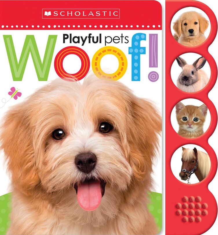 Front cover_Woof!: Scholastic Early Learners (sound Book)