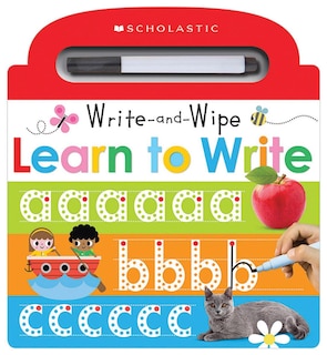 Learn To Write: Scholastic Early Learners (write And Wipe)