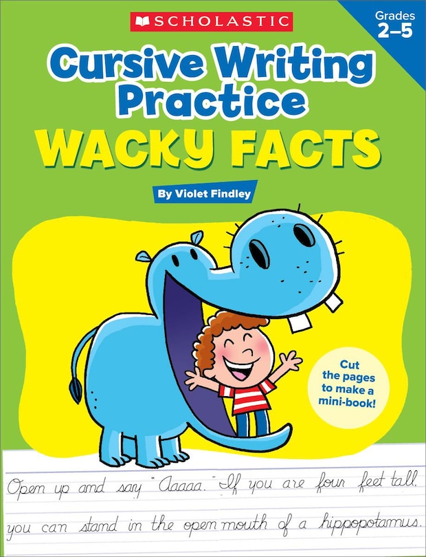 Front cover_Cursive Writing Practice: Wacky Facts