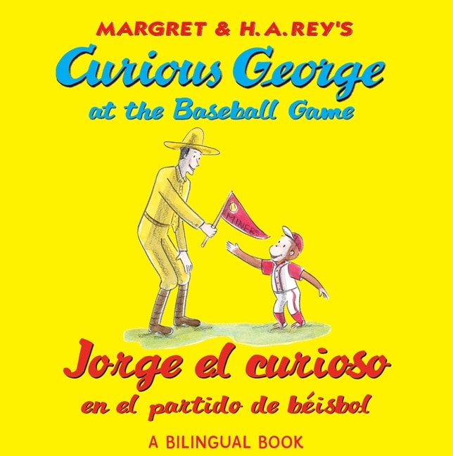 Front cover_Curious George at the Baseball Game/Jorge el curioso en el partido de béisbol