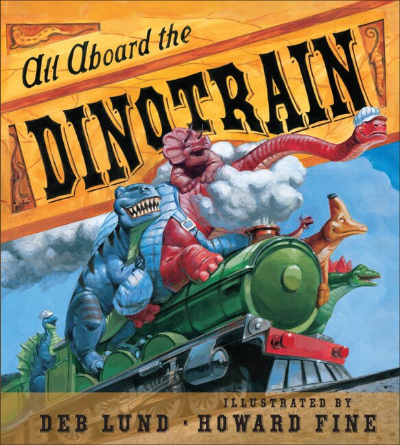 Front cover_All Aboard The Dinotrain Board Book