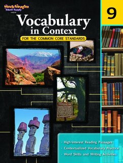 Couverture_Vocabulary in Context for the Common Core Standards Reproducible Grade 9