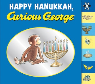 Couverture_Happy Hanukkah, Curious George Tabbed Board Book
