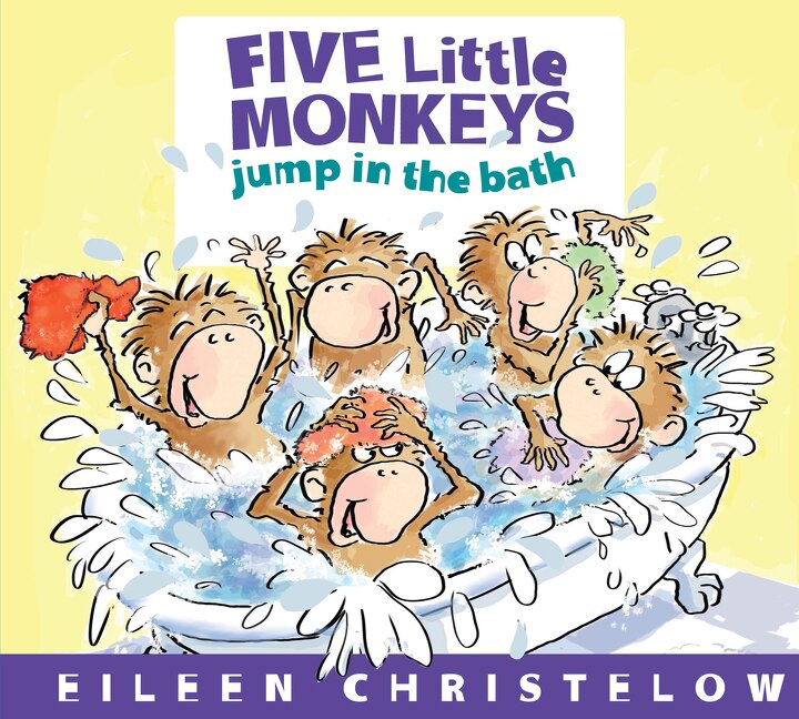 Couverture_Five Little Monkeys Jump In The Bath