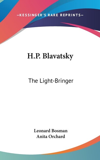 Front cover_H.P. Blavatsky