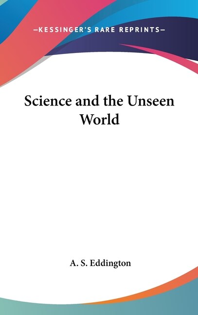 Couverture_Science and the Unseen World