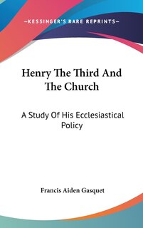 Front cover_Henry The Third And The Church