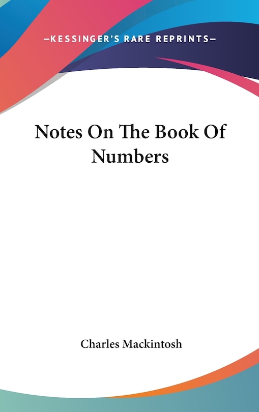 Couverture_Notes On The Book Of Numbers