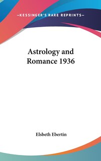 Couverture_Astrology and Romance 1936