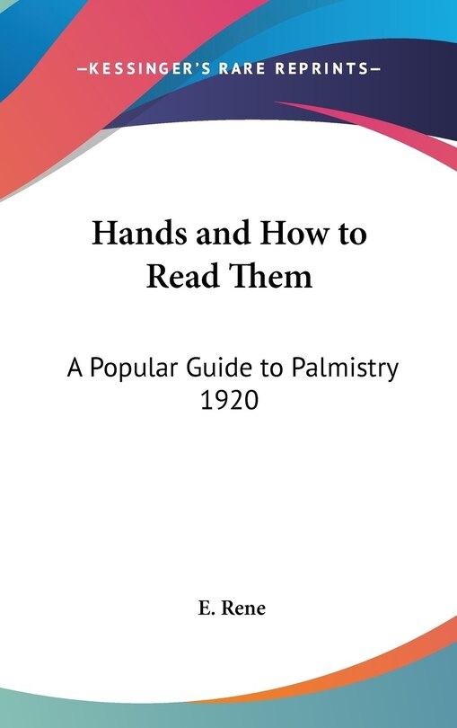 Couverture_Hands and How to Read Them