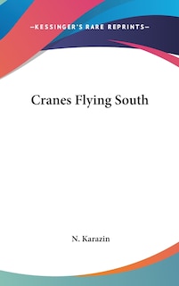 Front cover_Cranes Flying South