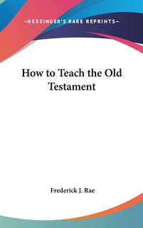 Front cover_How to Teach the Old Testament