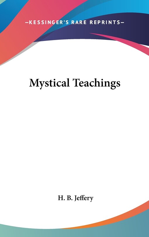 Couverture_Mystical Teachings