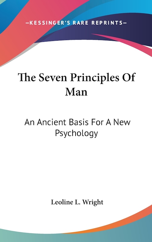 Couverture_The Seven Principles Of Man