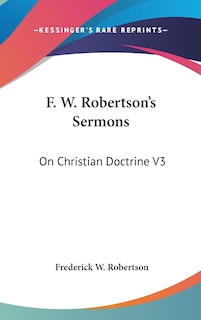 Front cover_F. W. Robertson's Sermons