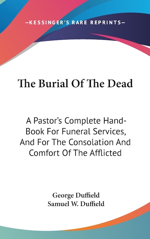 Front cover_The Burial Of The Dead