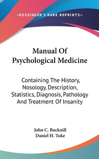 Couverture_Manual Of Psychological Medicine