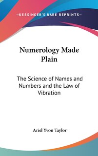 Front cover_Numerology Made Plain