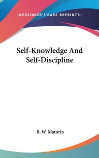 Front cover_Self-Knowledge And Self-Discipline