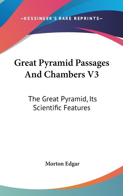 Front cover_Great Pyramid Passages And Chambers V3
