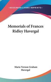 Couverture_Memorials of Frances Ridley Havergal