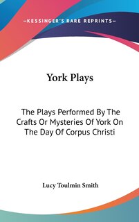 Couverture_York Plays