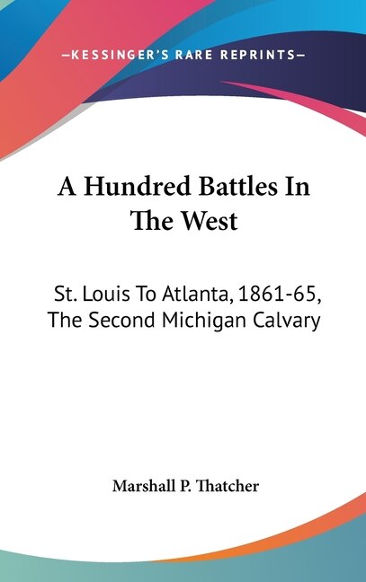 Front cover_A Hundred Battles In The West