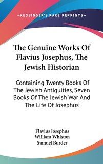 Front cover_The Genuine Works Of Flavius Josephus, The Jewish Historian