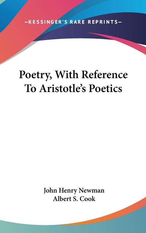Couverture_Poetry, With Reference To Aristotle's Poetics