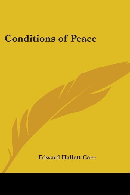 Front cover_Conditions of Peace
