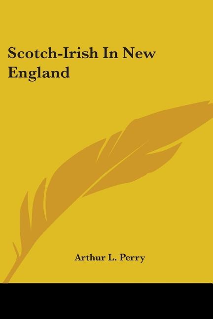 Couverture_Scotch-Irish In New England