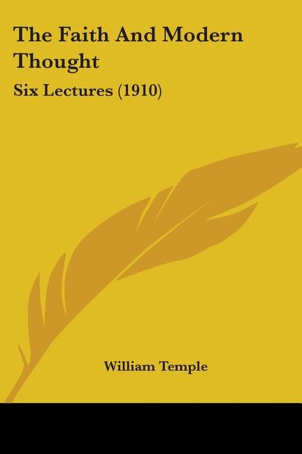Front cover_The Faith And Modern Thought