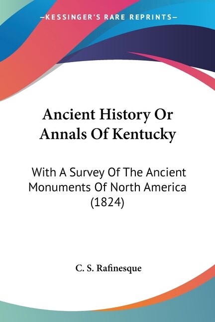 Front cover_Ancient History Or Annals Of Kentucky