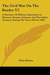 Front cover_The Civil War On The Border V2