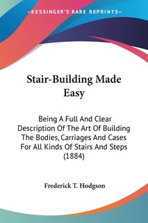 Couverture_Stair-Building Made Easy