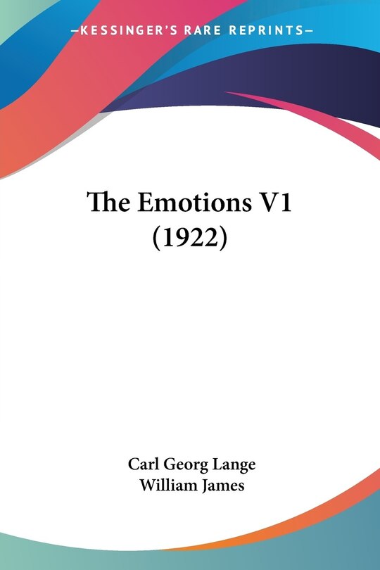Front cover_The Emotions V1 (1922)
