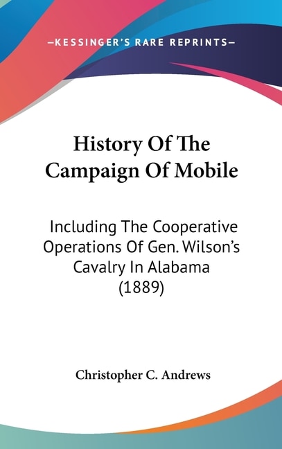 Couverture_History Of The Campaign Of Mobile