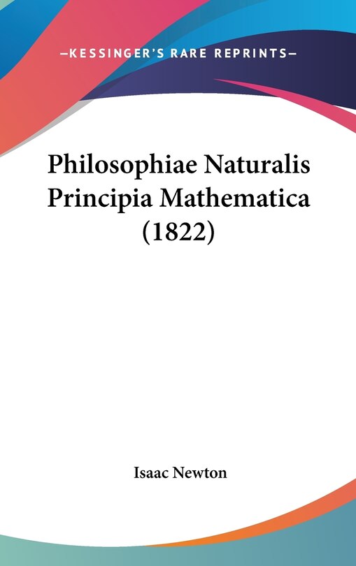 Front cover_Philosophiae Naturalis Principia Mathematica (1822)